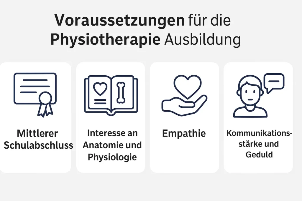 Infografik Voraussetzungen für die Ausbildung